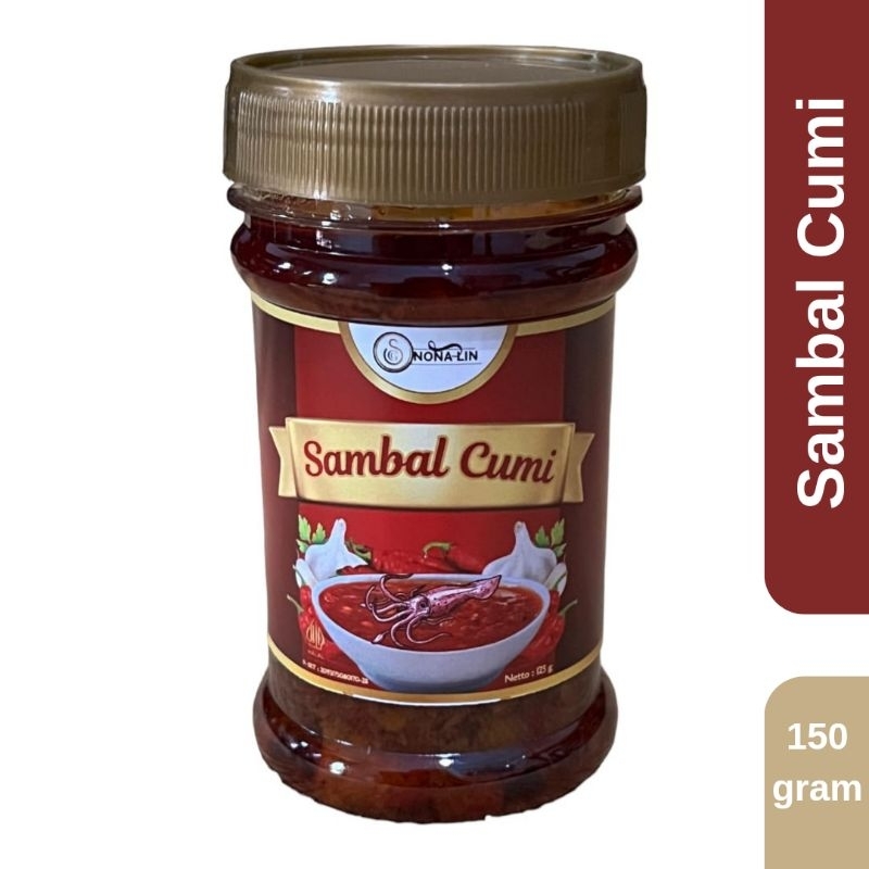 

Sambal Cumi Nona Lin Kemasan 150 gram
