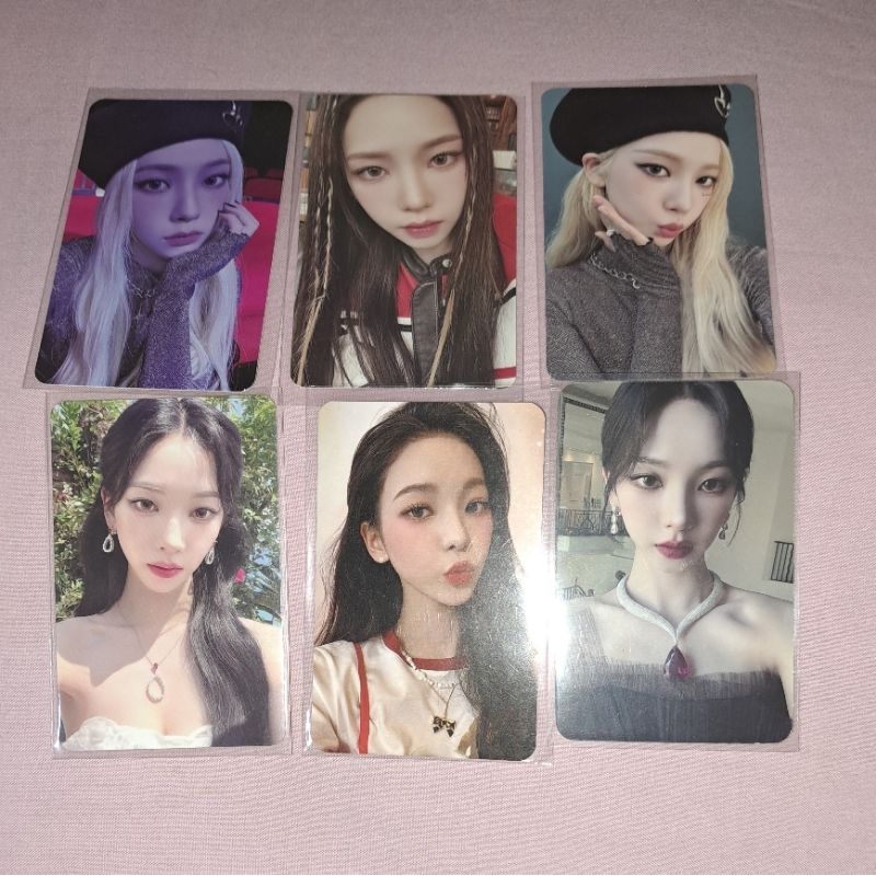 KARINA AESPA PHOTOCARD OFFICIAL KPOPMERCH VCE CANNES MY WORLD SG22 MANYUN