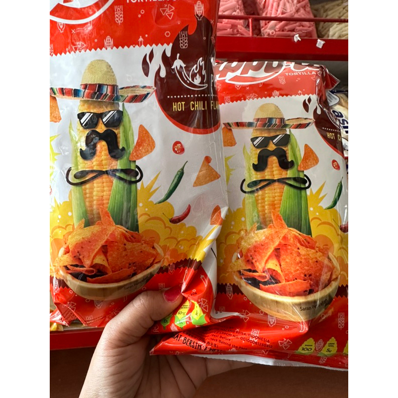 

HAPPYTOS TORTILLA CHIPS RASA PEDAS