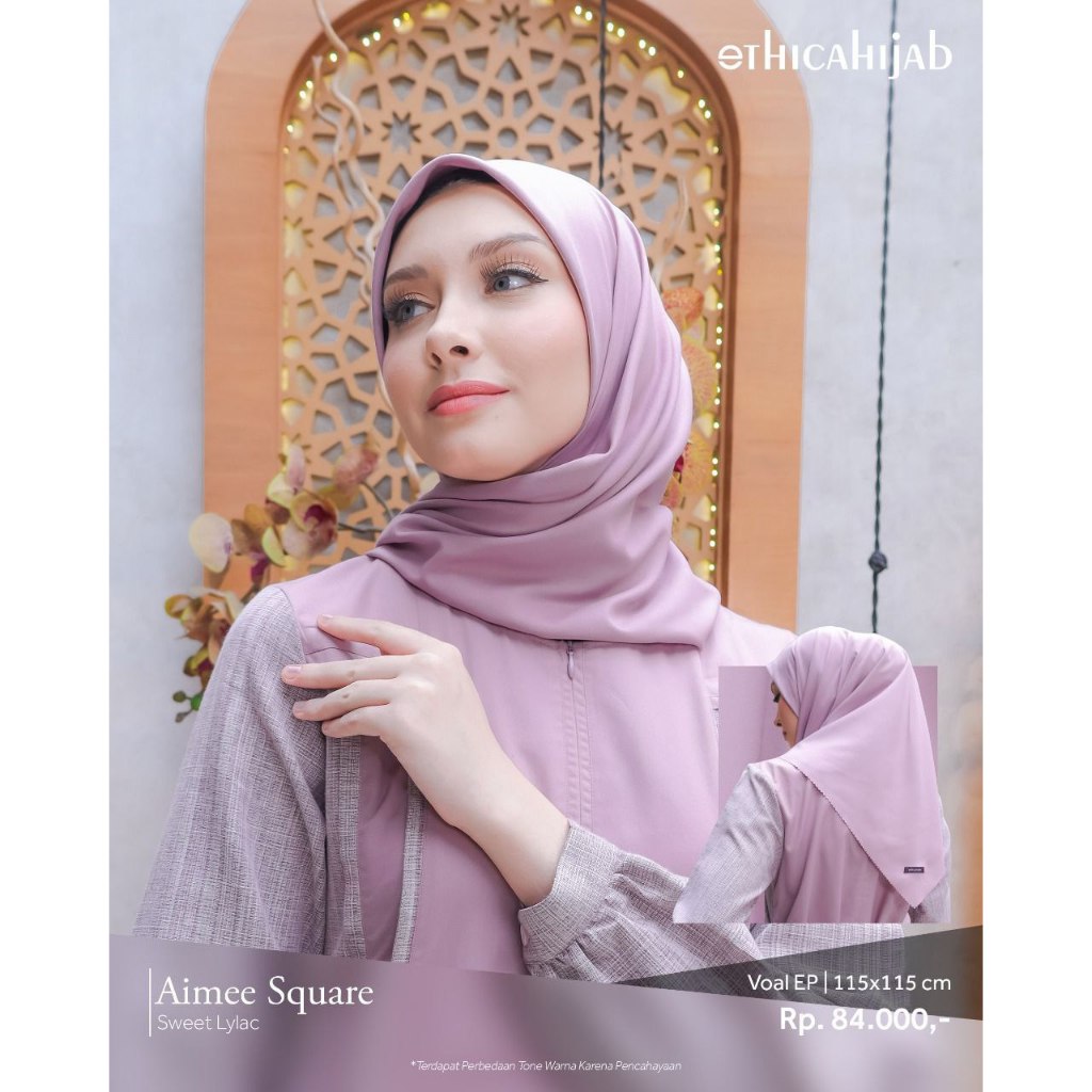AIMEE SWET LILAC HIJAB SEGI EMPAT