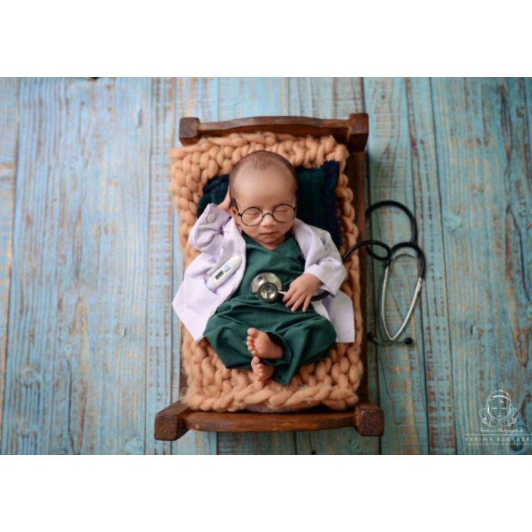 ART G66S BAJU NAKES PROFESI DOKTER JAS DOKTER BAYI PROPERTY FOTO BAYI NEWBORN