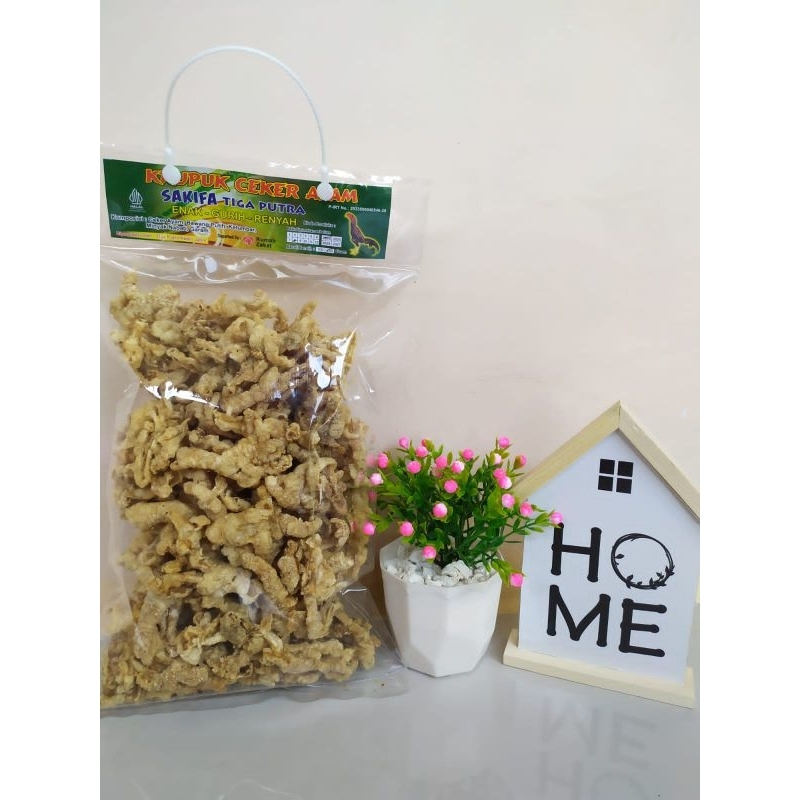 

Krupuk Ceker Ayam 250gr, Krupuk Rambak Ceker, Krupuk Kulit Ceker Ayam,