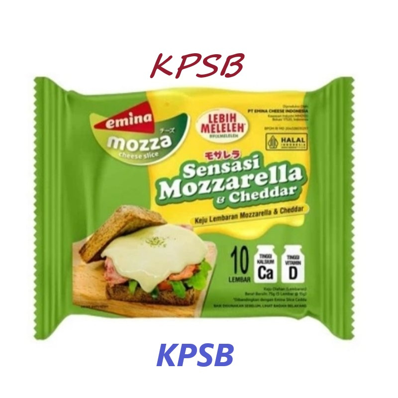 

Emina Cheese keju Slice Mozzarella isi 10's