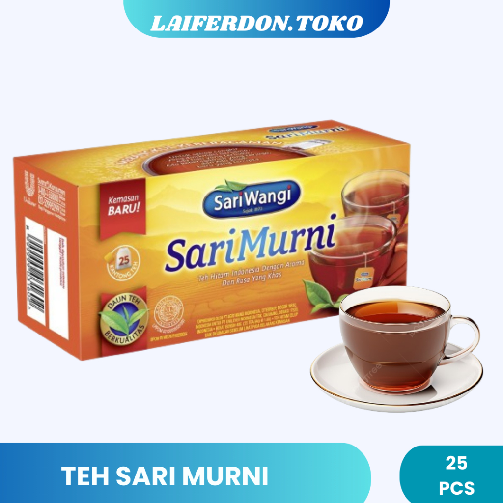 

SariMurni Teh Hitam Celup 25 Kantong Sarimurni Teh Celup Isi 25