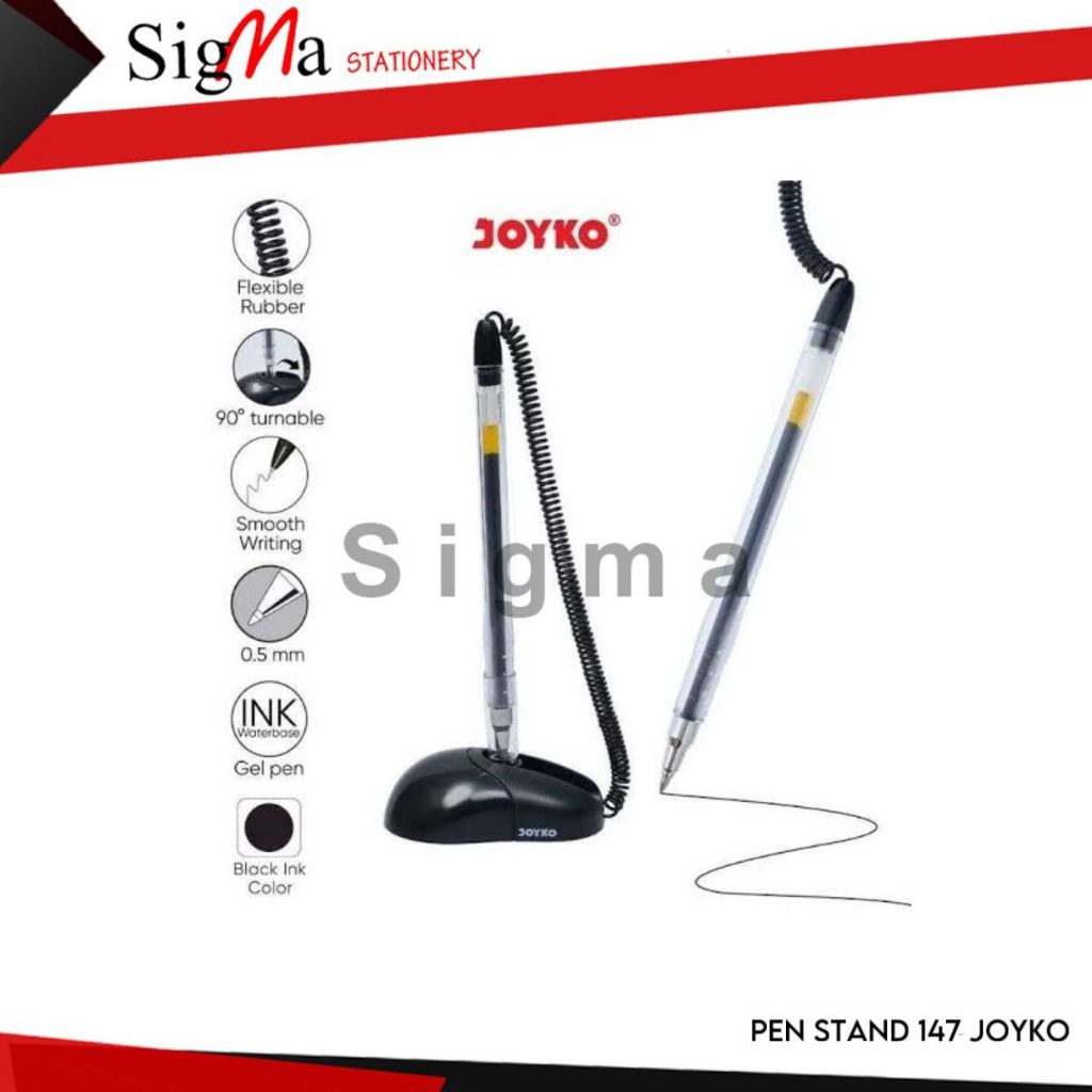Stand Pen / Pulpen Meja / Pulpen Tempel Meja 147 JOYKO Tinta Gel