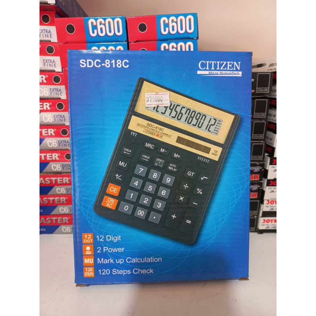 

Kalkulator Citizen SDC-818C
