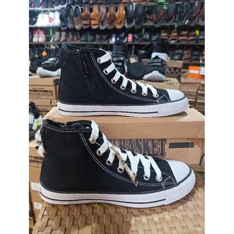 SEPATU NEW BASKET HC RESLETING  TINGGI 100%ORIGINAL SIZE 34-43