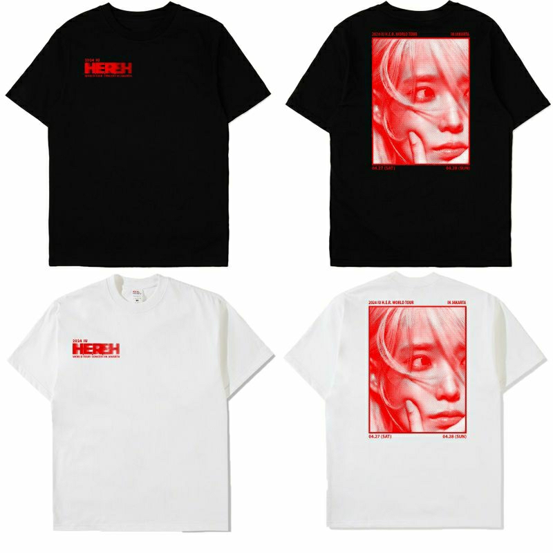kaos kpop IU HEREH concert world tour 2024