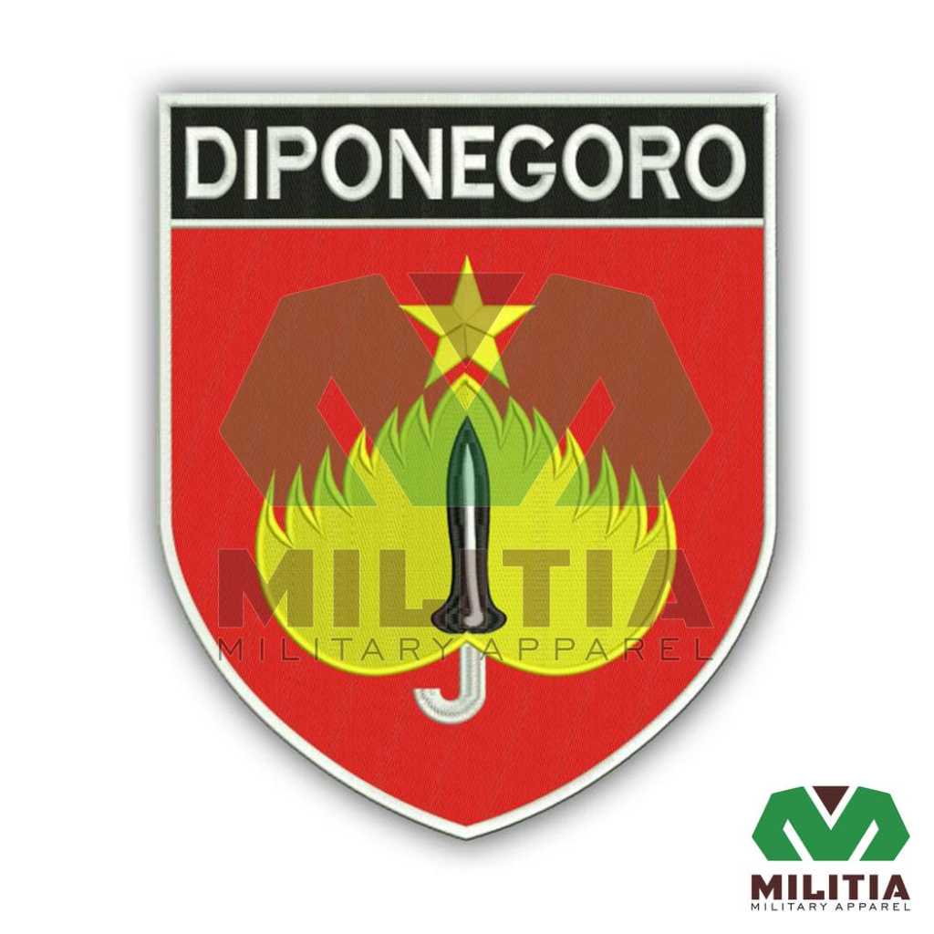 Bordir Badge Kodam IV Diponegoro PDH