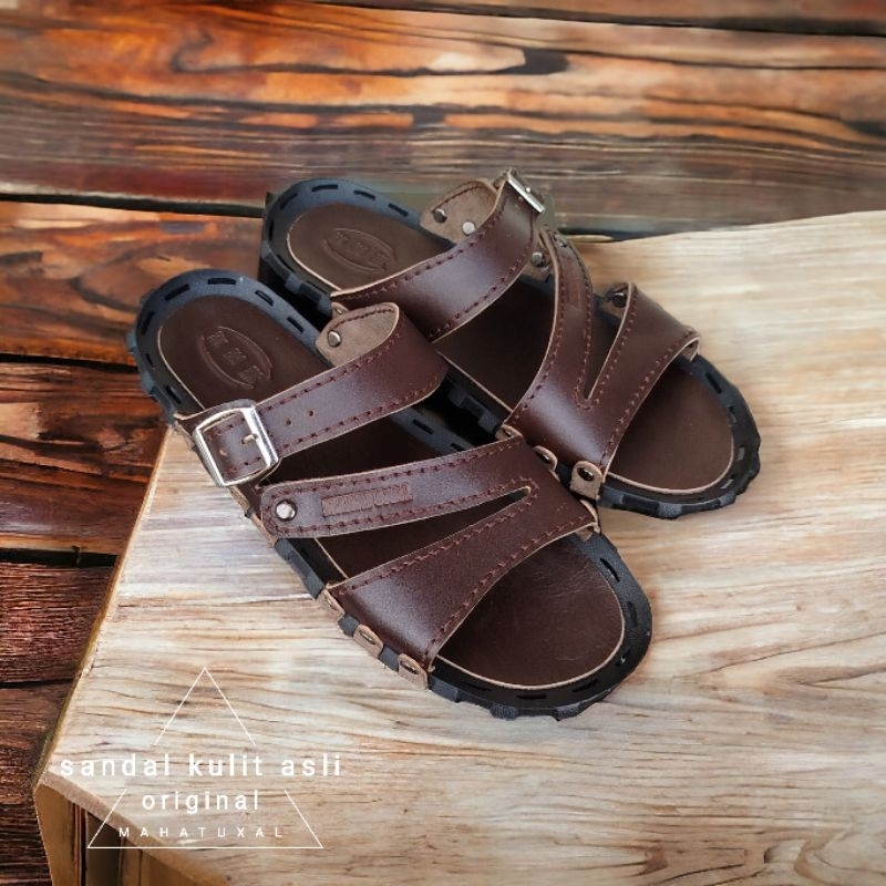 sandal kulit asli pria dewasa |SANDAL KULIT ASLI PREMIUM