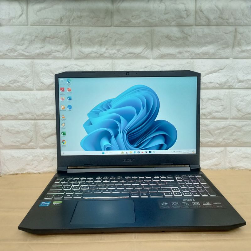LEPTOP ACER NITRO AN515-57 INTEL CORE i5-11400H RAM 8GB SSD 512GB NVDIA GEFORCE RTX 3050 4GB