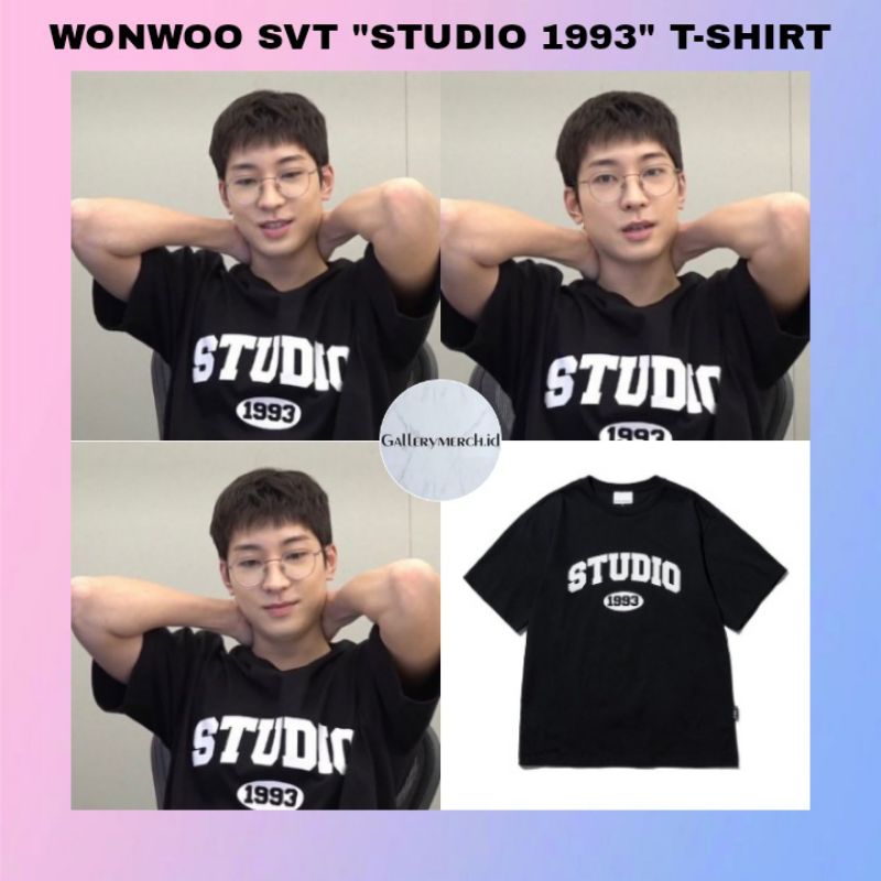 [READY STOCK] WONWOO SVT "STUDIO 1993" T-SHIRT