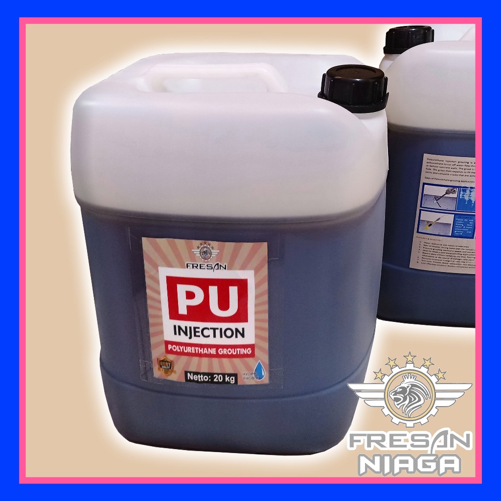 Kemasan 20 Kg PU injection Polyurethane Grouting Cairan Injeksi Kebocoran Beton Waterproofing Polyur