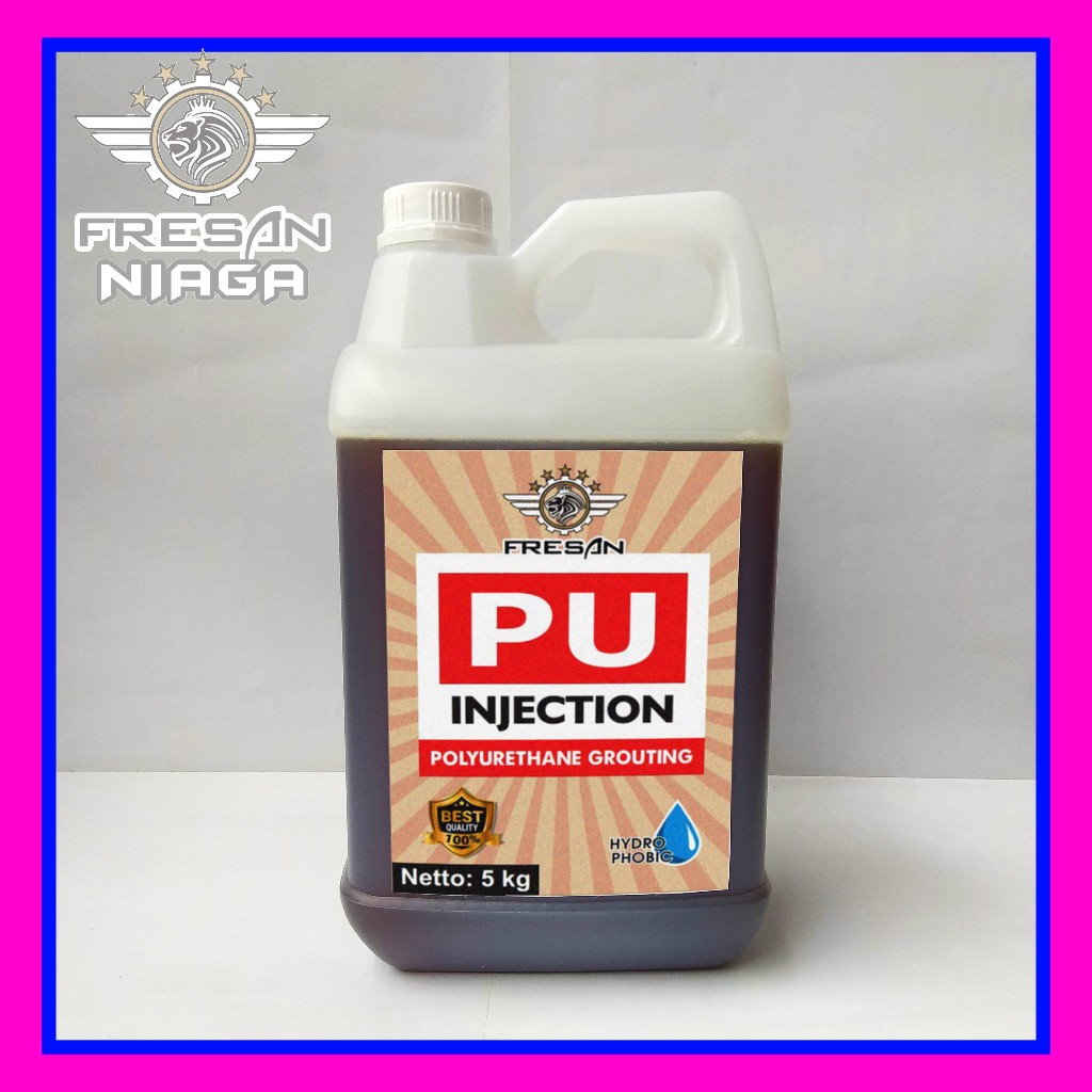 Kemasan 5 Kg PU injection Polyurethane Grouting Cairan Injeksi Kebocoran Beton Waterproofing Polyure
