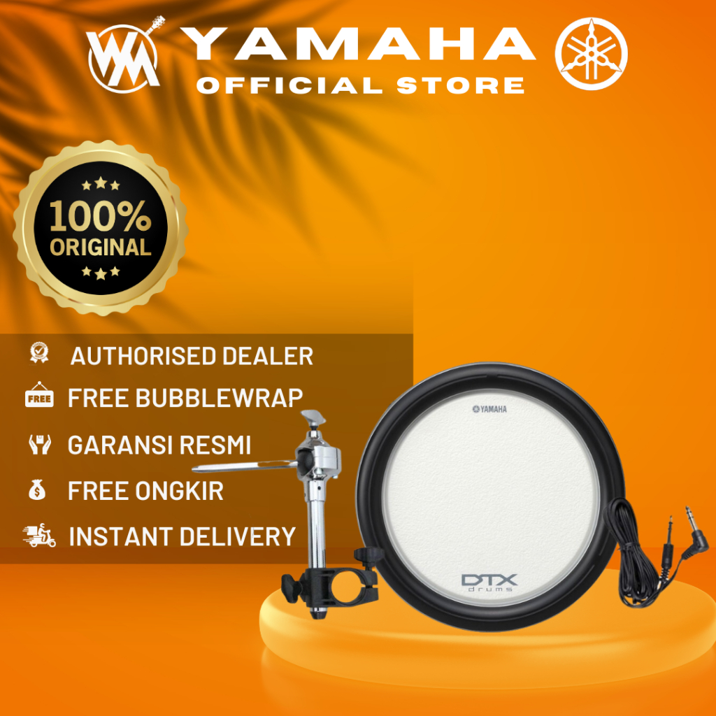 Yamaha Snare Drum Pad Elektrik DTX XP80/ XP-80 / XP 80 + Stereo Phone Cable