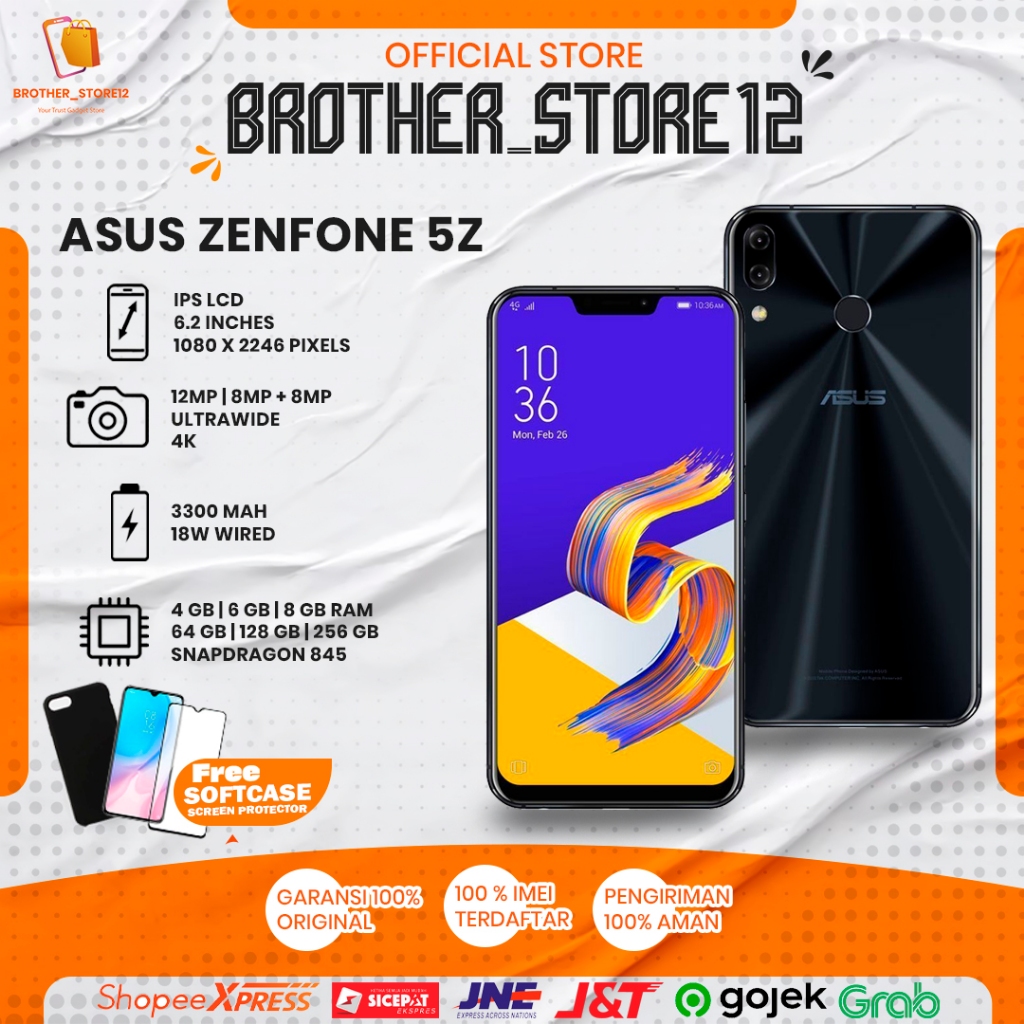 asus zenfone 5z 6/128 second original