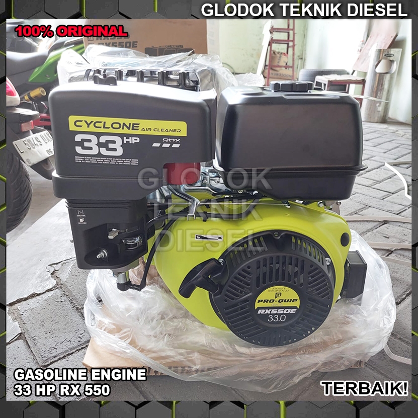 Proquip Mesin Penggerak Bensin 33 HP RX 550 E Electric Starter Gasoline Engine RX550E Original Terba