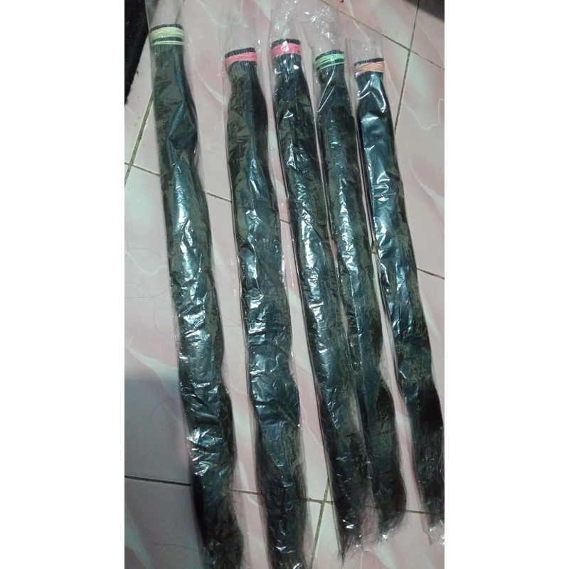 HAIR EXTENSION / RAMBUT SAMBUNG 100% ASLI 60CM