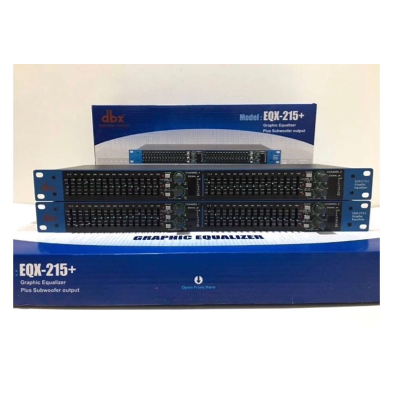 equalizer dbx eqx 215 subwofer GRADE A