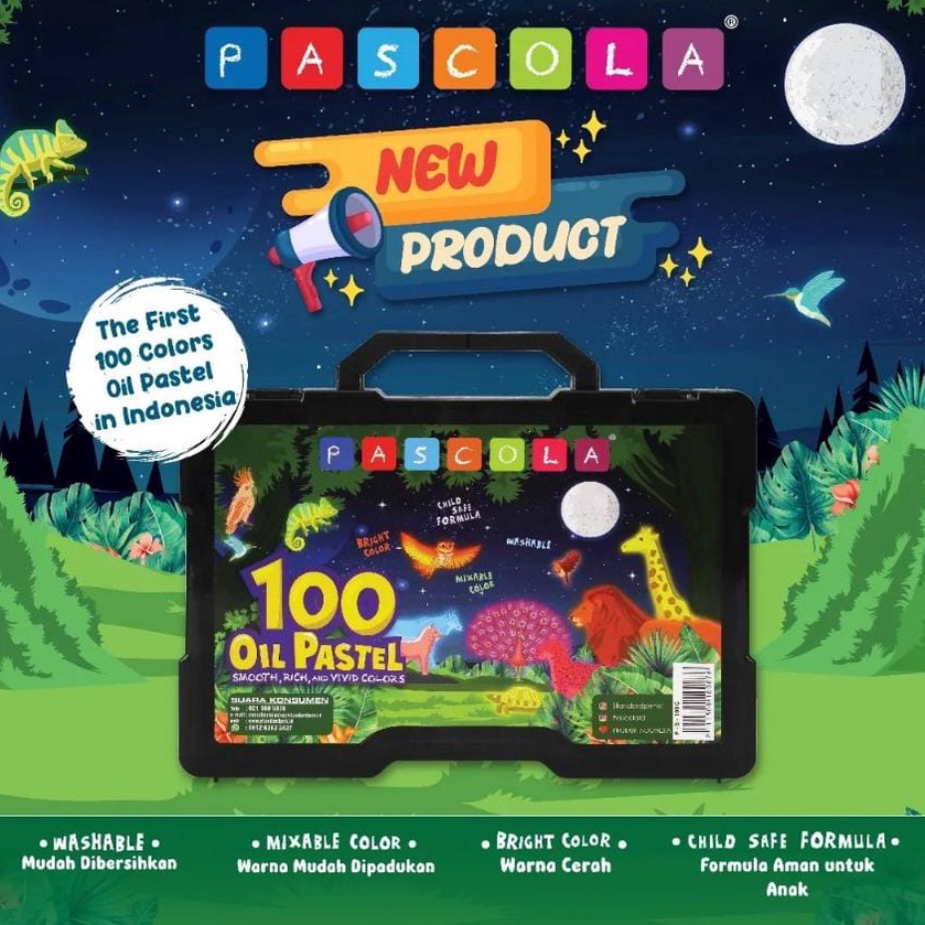 

Crayon Murah PASCOLA 1 warna KODE C8U6