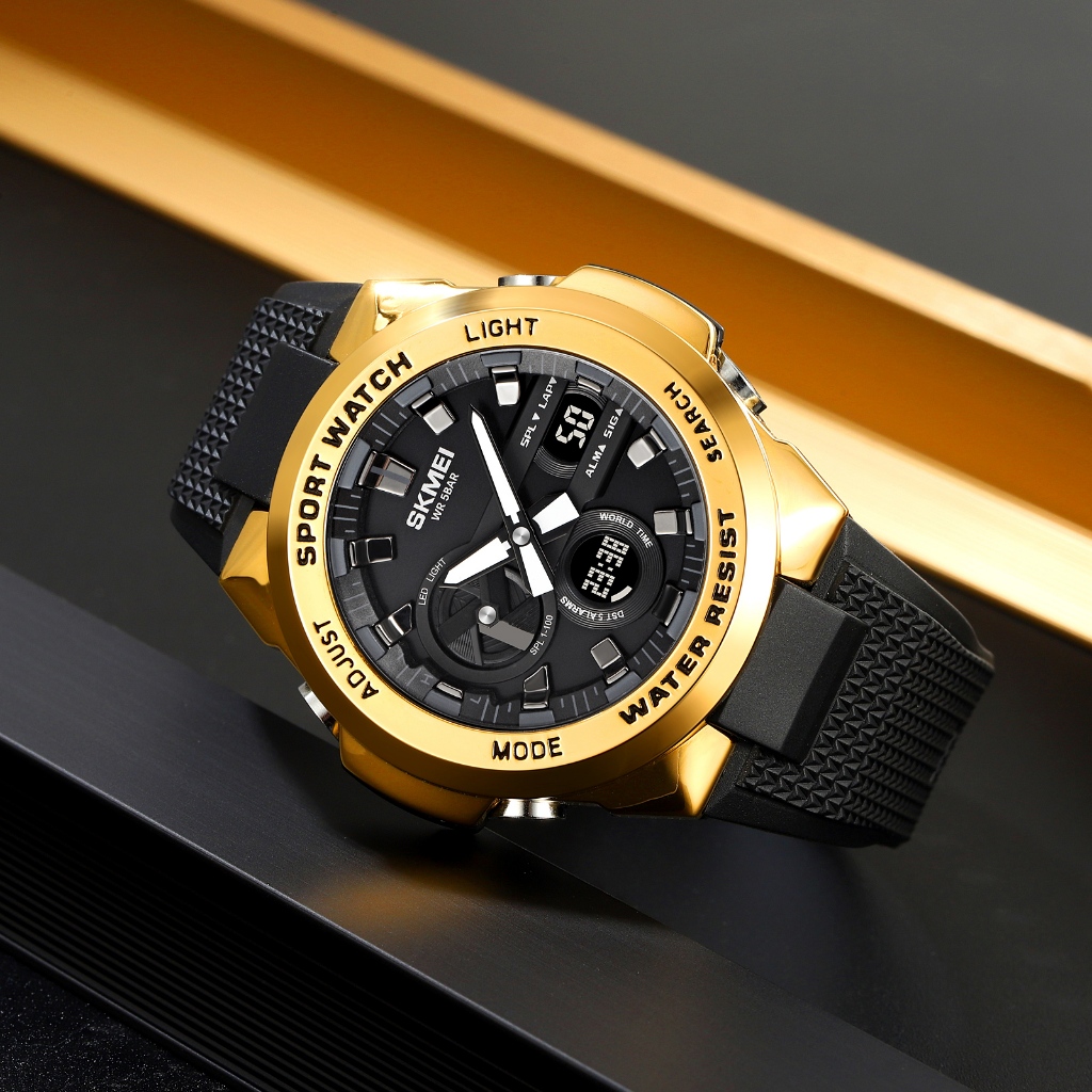 SKMEI 2105 Jam Tangan Pria Digital Analog Sport Watch Anti Air 5 Bar MGOS-4