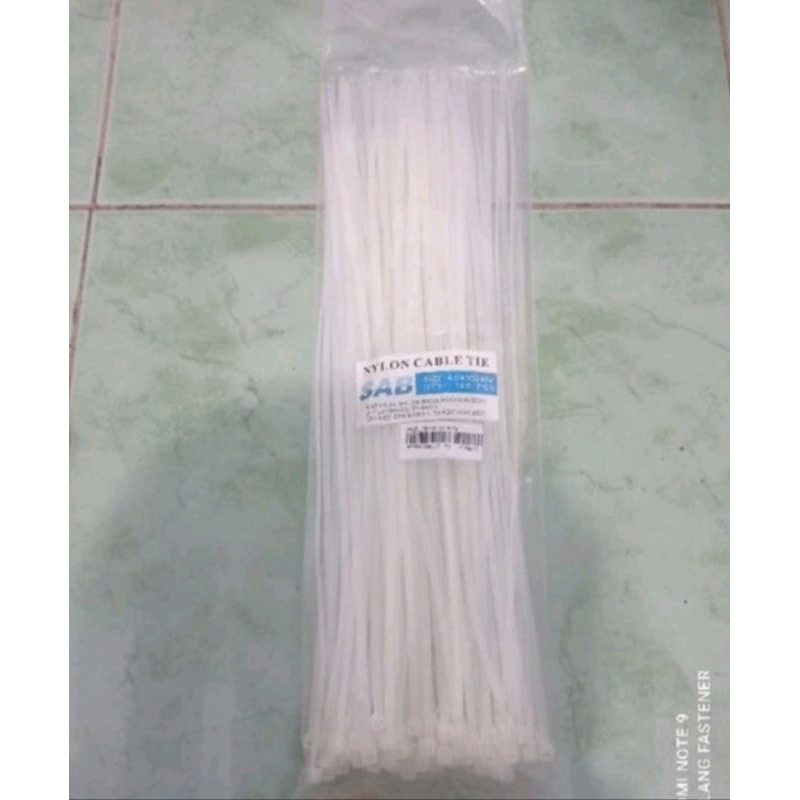 

Kabel Ties 4×300Mm Putih / Tali Ties 4×300Mm Putih