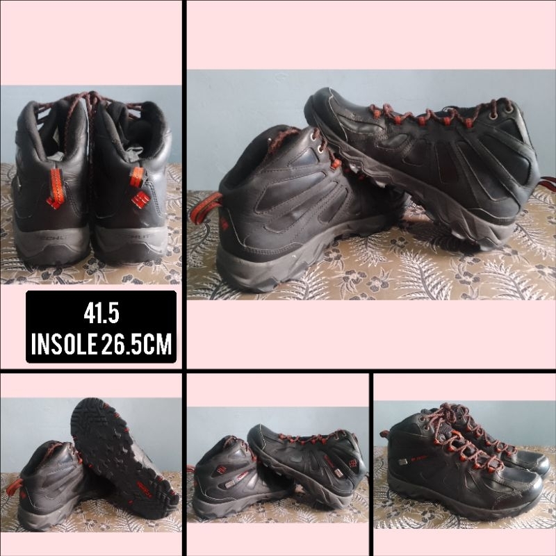 Columbia Men's Peakfreak XCRSN Mid Leather Outdry Cordovan Trekking Shoes Second