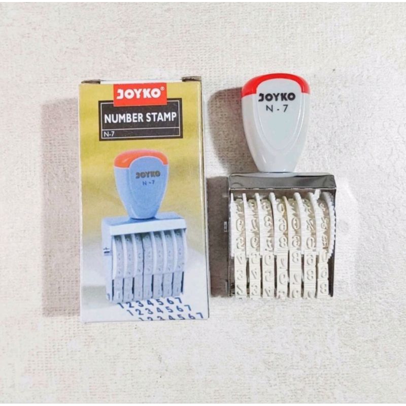 

NUMBER STAMP JOYKO N-7/ STAMPEL ANGKA JOYKO N-7 / STAMPEL ANGKA