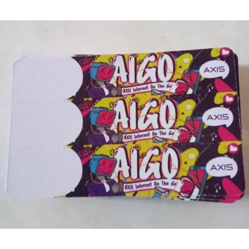 voucher axis kosong per ikat 150pcs buat di injek khusus konter