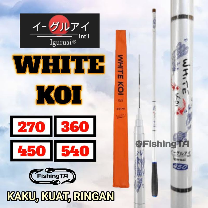 TEGEK WHITE KOI TEGEK CARBON KAKU 360 450