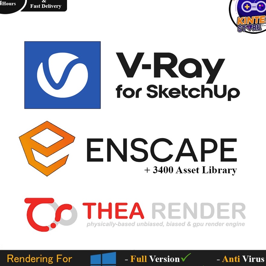 Luar Biasa Enscape  Vray 5  6  Thea 35 Rendering For Sketchup