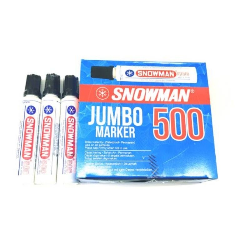 

Spidol Snowman Jumbo 500 Hitam