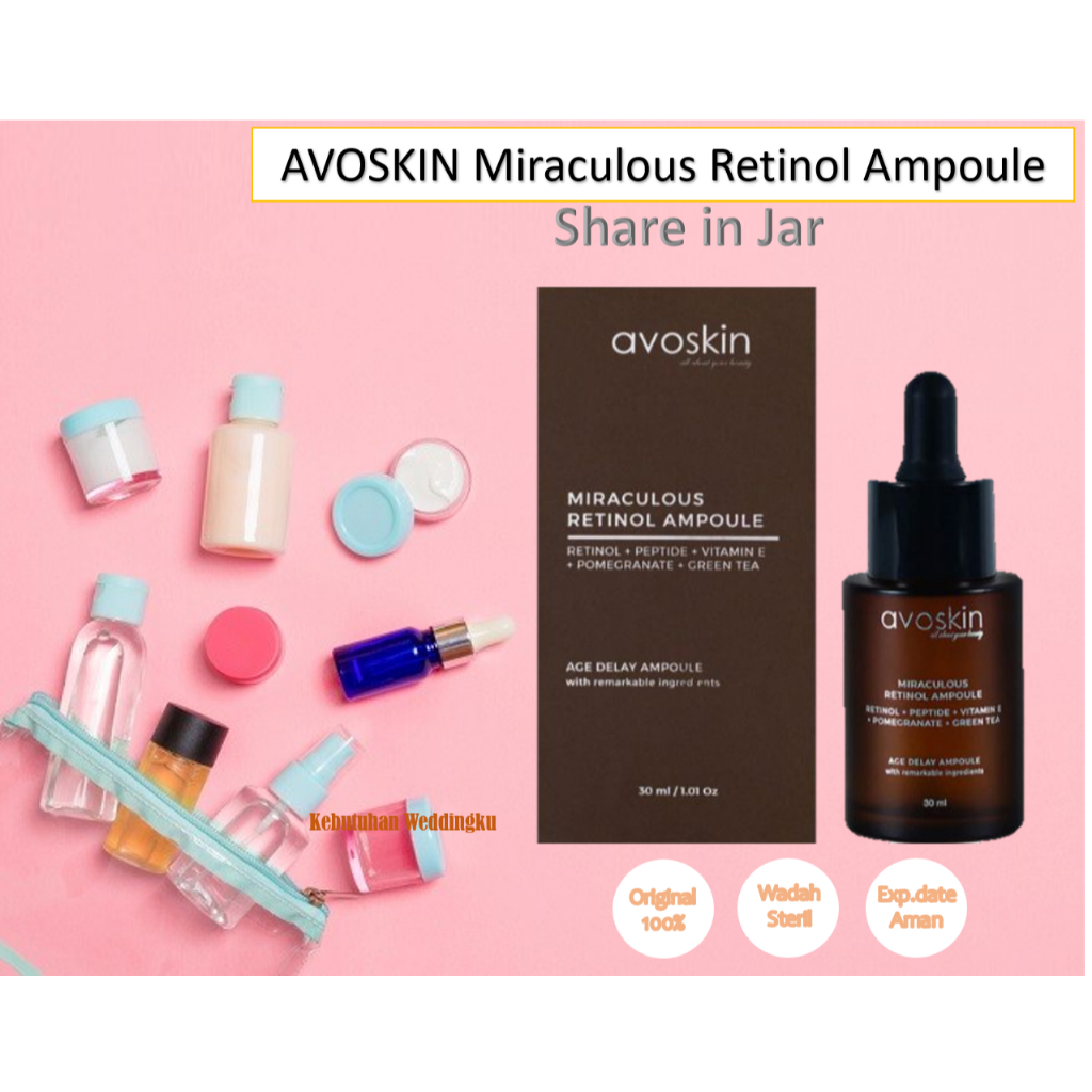 [ Share in Jar ] AVOSKIN Miraculous Retinol Ampoule Share In Jar