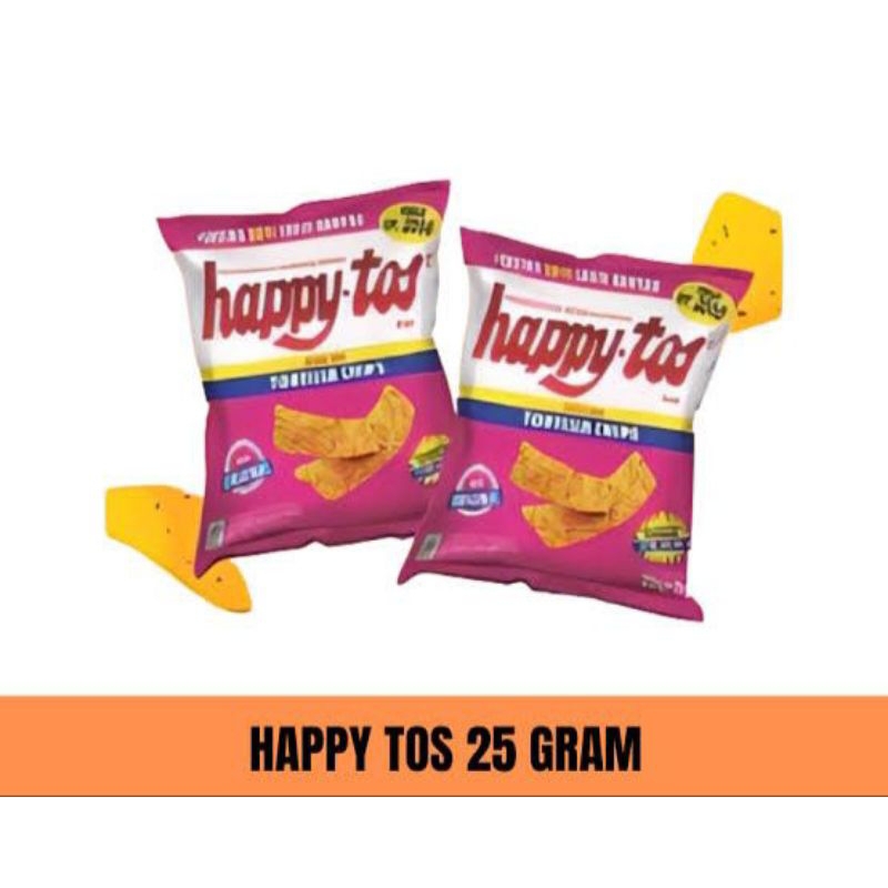 

Tortila chips happy tos snack @25gr ( 1 karton )