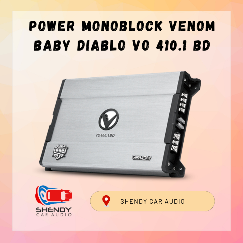 Power Monoblock Venom Baby Diablo VO 410.1 BD Power Amplifier