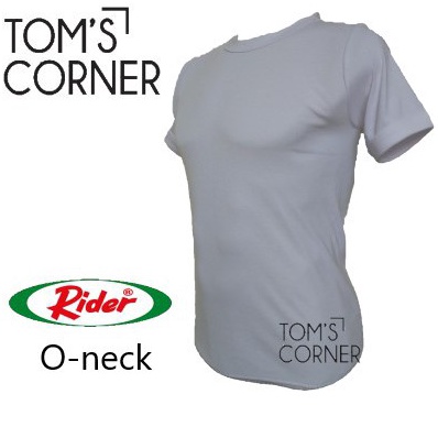 Langsung Order TC Kaos Oblong pria Rider Putih  R 222 B O NECK  R 223 B V NECK  TomsCorner