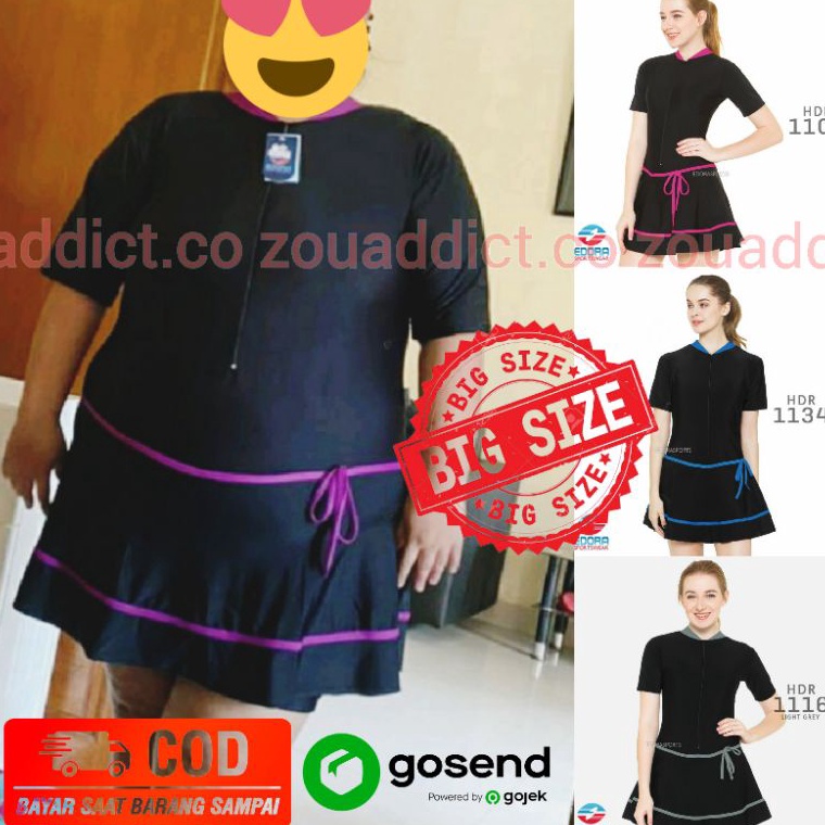 BEST SELLER JUMBO BAJU RENANG DIVING ROK WANITA JUMBO 1L 9L 8L 7L  BAJU RENANG DIVING ROK WANITA JUM