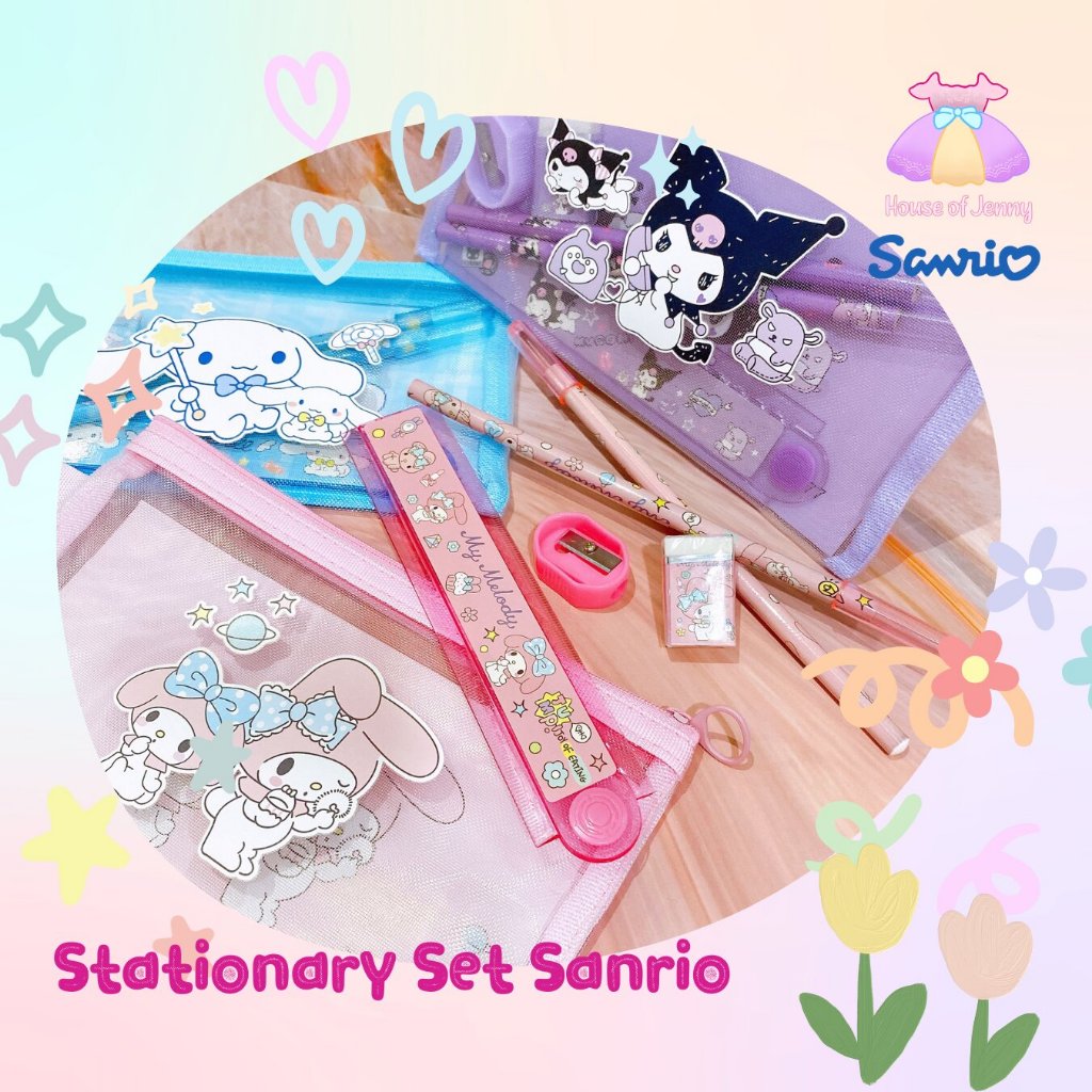 

Stationary Set Sanrio Isi 6in1 Untuk Sekolah dan Bekerja Stationary Set Sanrio Warna Cerah MURAH