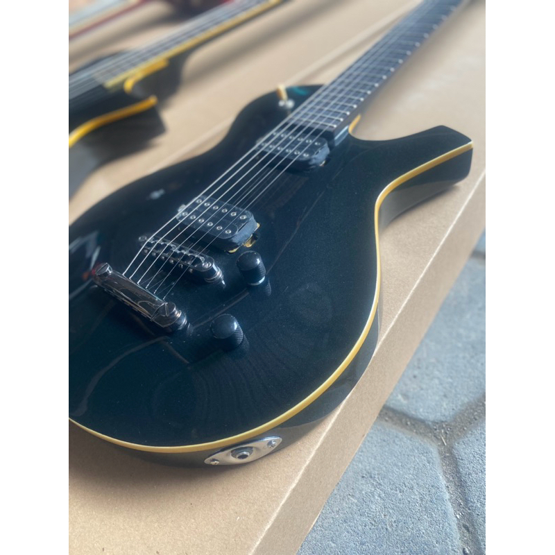 Gitar parker hitam list bending pabrik an