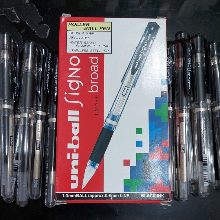 

roller ballpen uniball signo broad um153 made in japan KODE A7X3