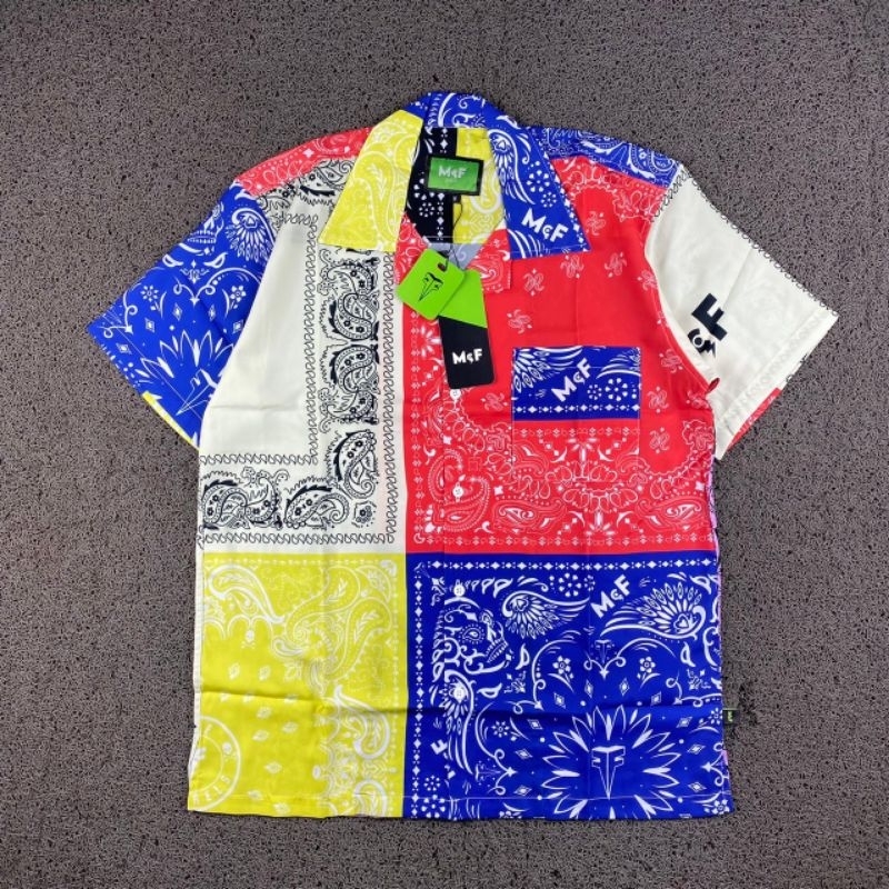 Kemeja Overseize Sublime Vintage Bandana Original McF / Kemeja pria wanita