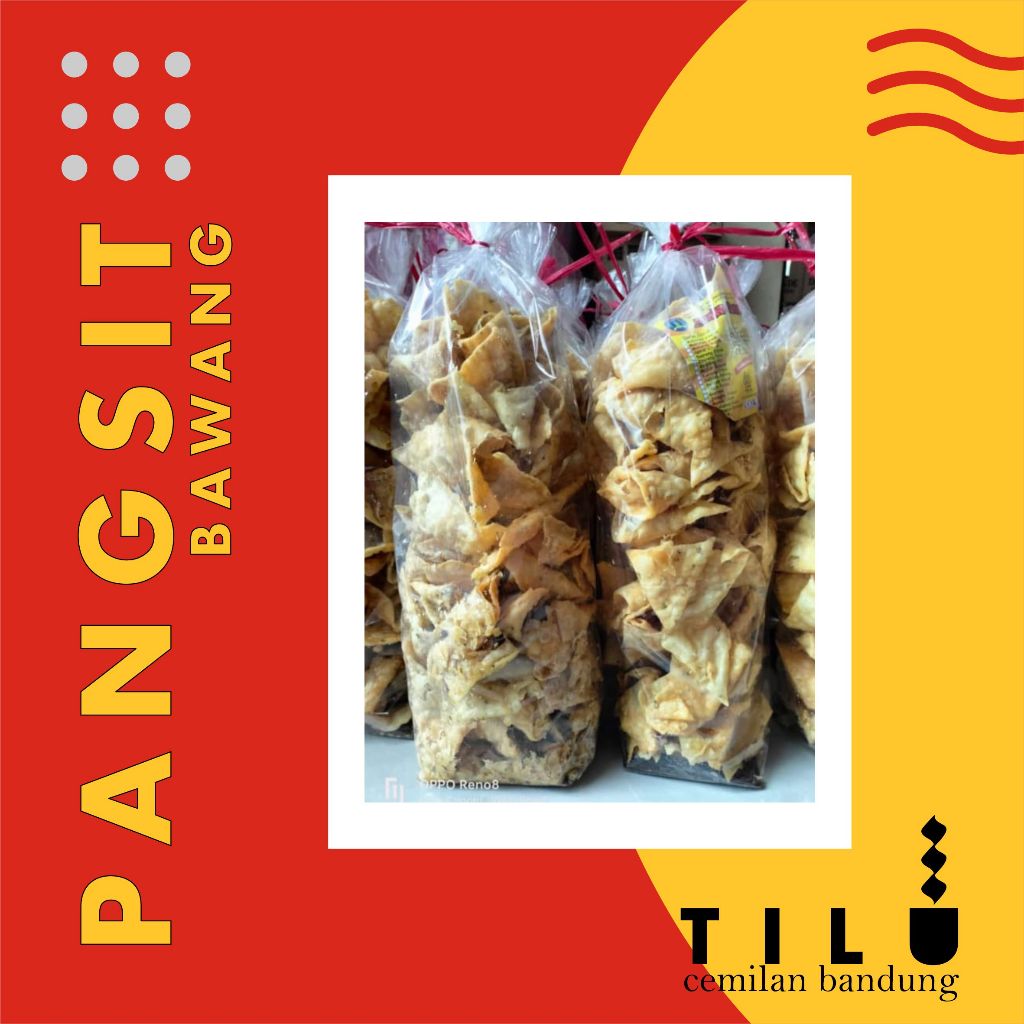 

PANGSIT BAWANG CEMILAN BANDUNG TILU / 1 BALL PANGSIT KERING