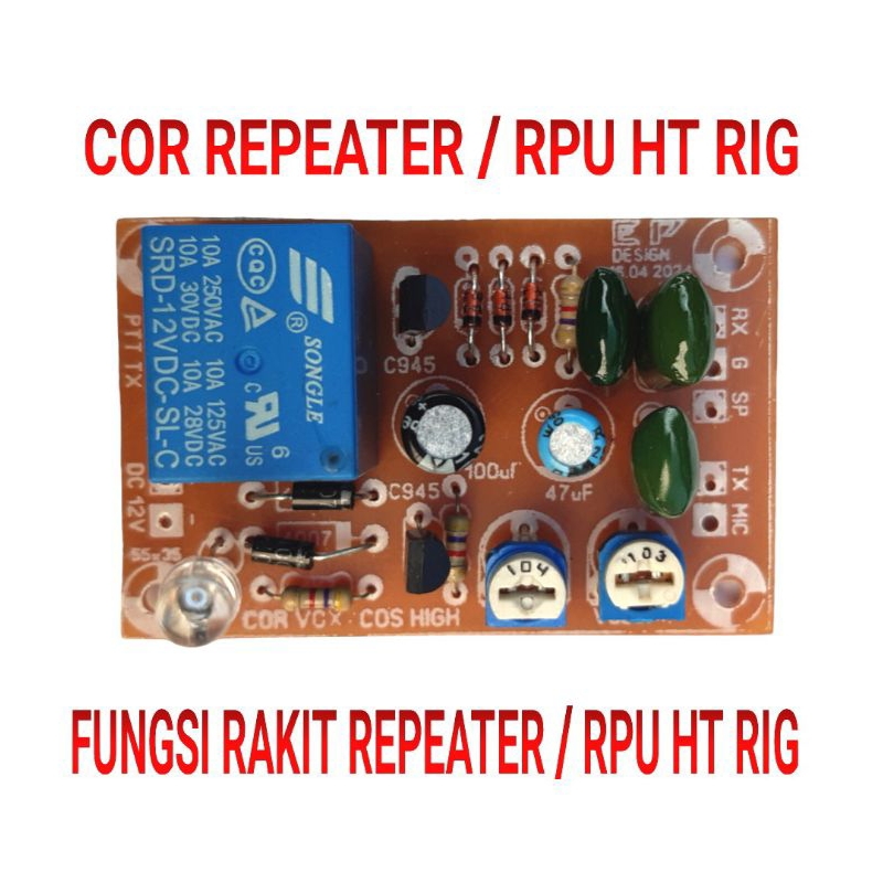 Kit Cor Rpu Vox repeater sensor out speaker radio RX ht