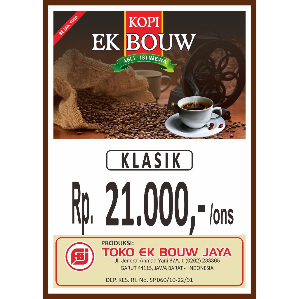 

kopi bubuk Klasik kemasan 1kg