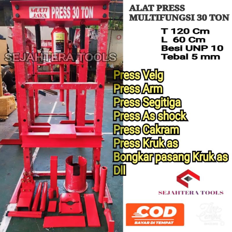 Alat press pres velg pelek segitiga rajawali arm as shock depan bongkar pasang kruk as semua motor u