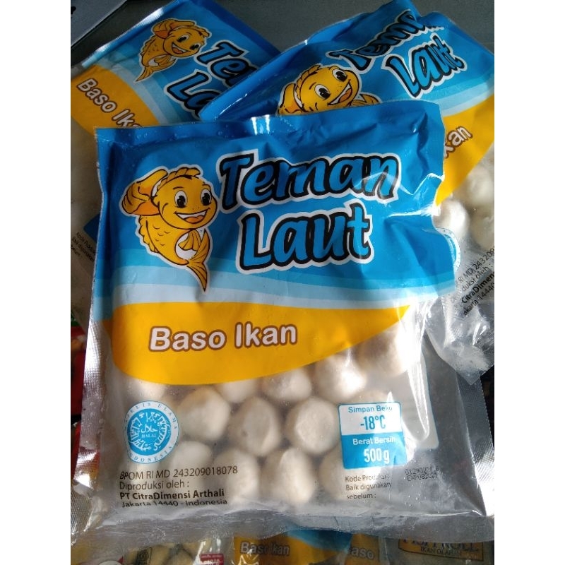 

Baso Ikan Teman Laut 500gr