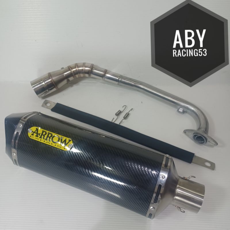 Knalpot ARROW Carbon Vario - Beat - Mio - Pcx 160 - Aerox - Adv 150 - Adv 160 - Nmax