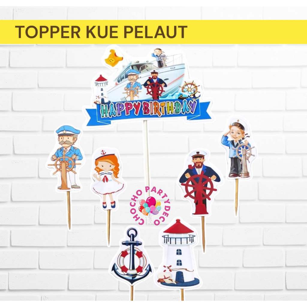 Topper PELAUT / Topper Kue Sailor Pelaut