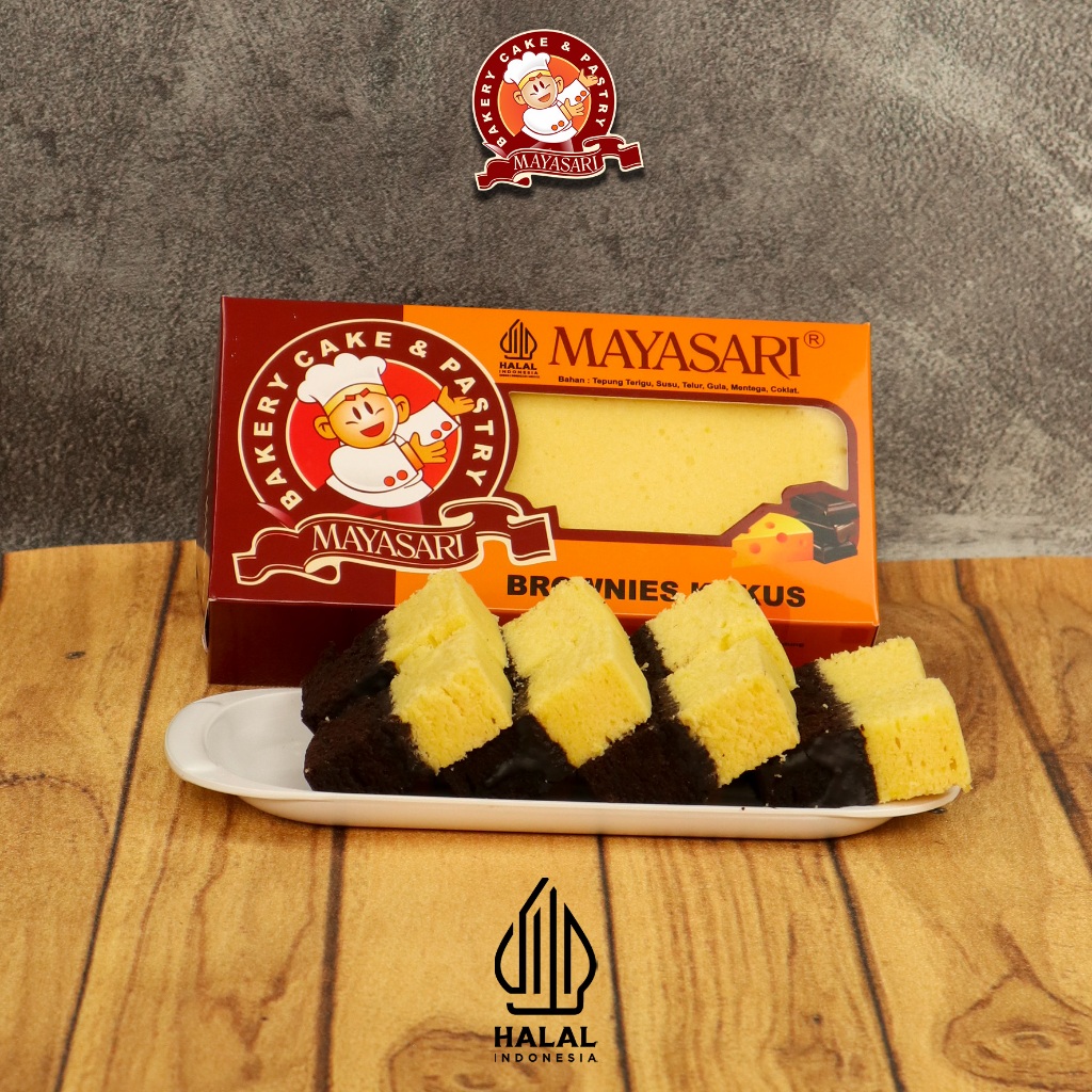 

Brownies Kukus Choco Cheese - Mayasari Bakery Brownies