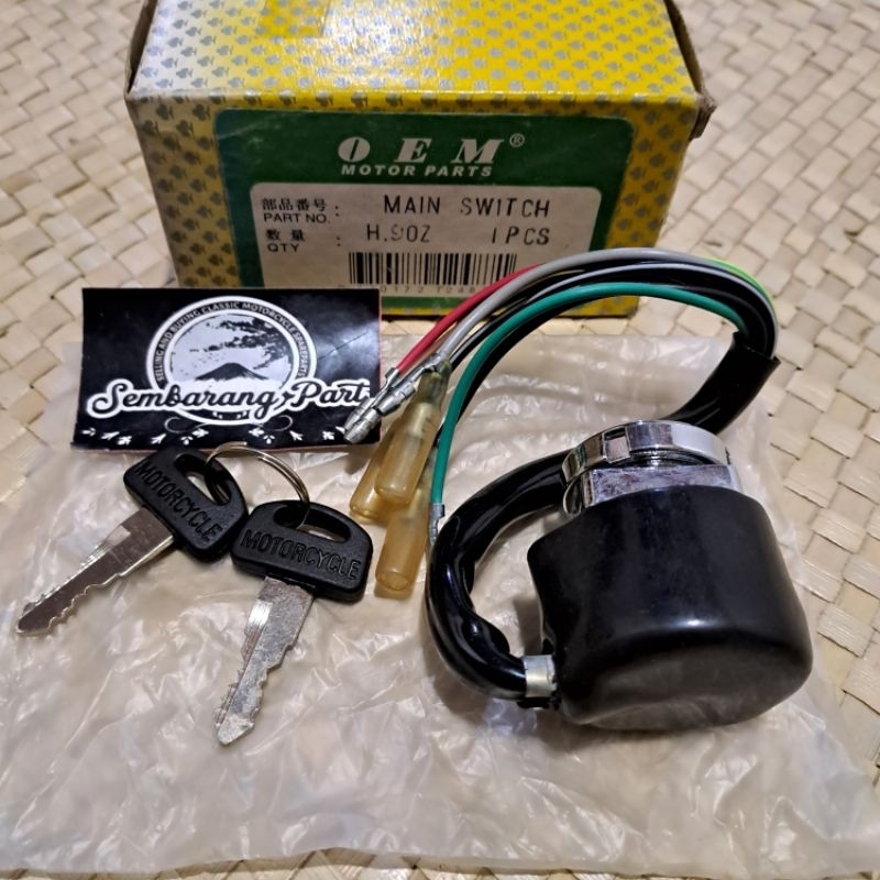 KUNCI KONTAK HONDA S90Z S90 Z H90 BENLY CB100 KABEL 7 NOS ORIGINAL OEM